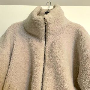 Sherpa Textured Zip Jacket